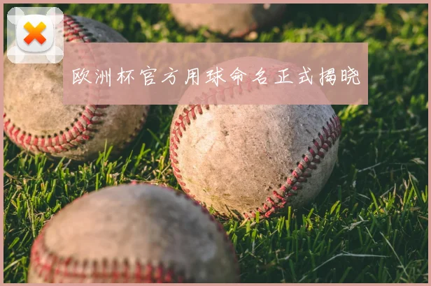 欧洲杯官方用球命名正式揭晓